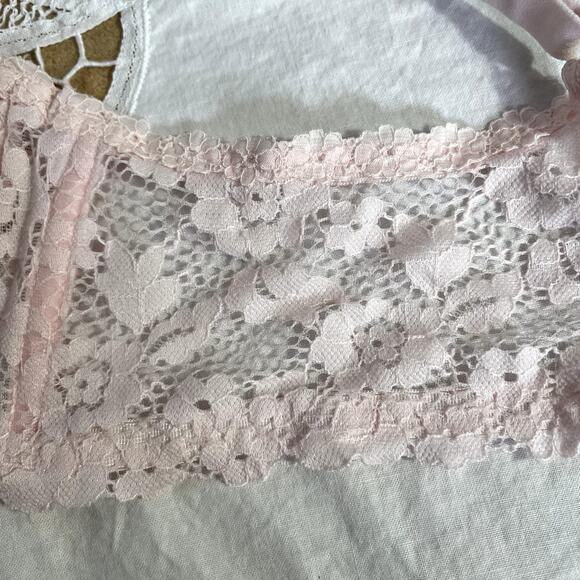No Boundaries NOBO 36C pink Bra underwire, lace, padding - Picture 2 of 9